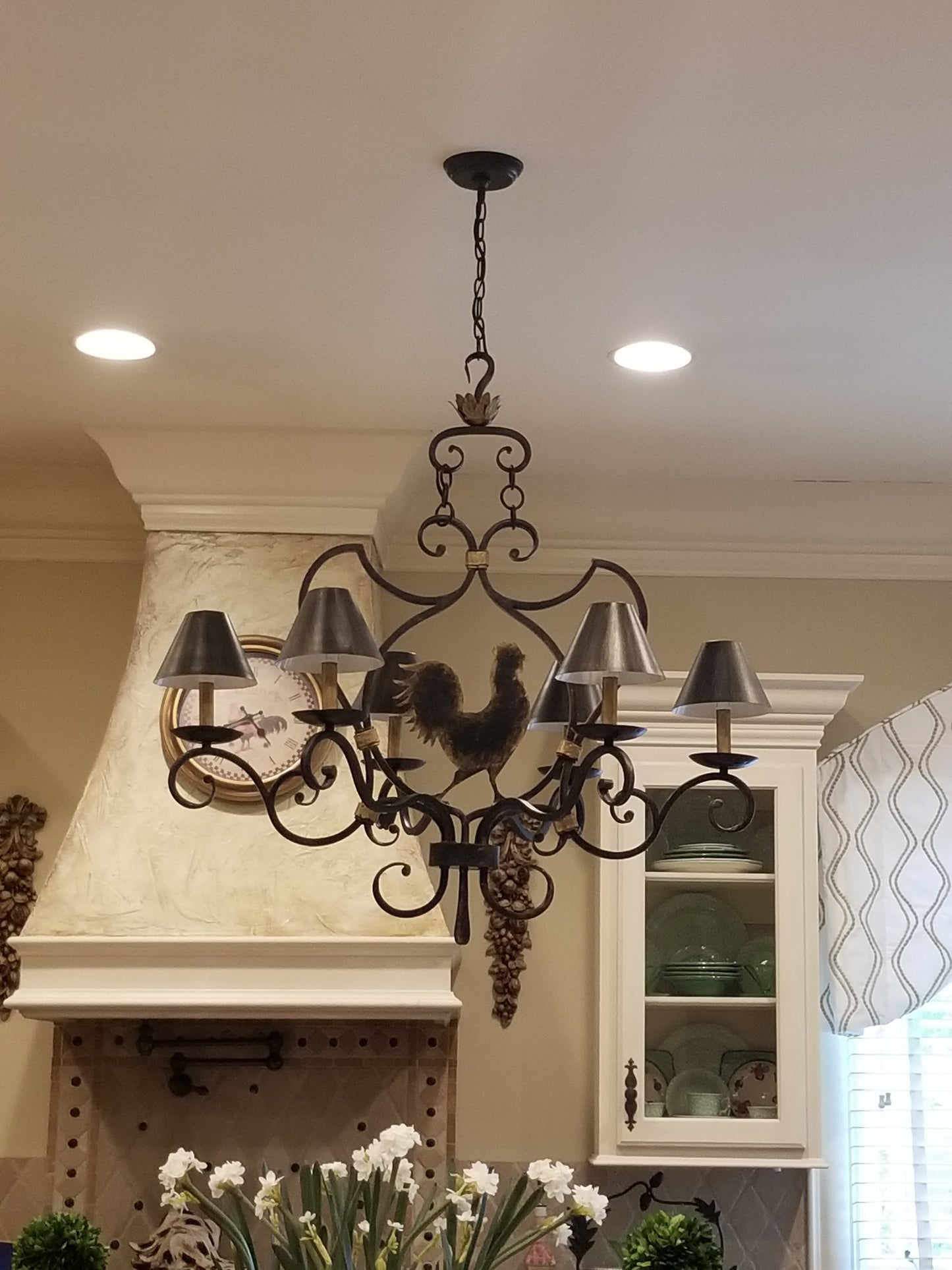 Some Faux Finished Chandeliers