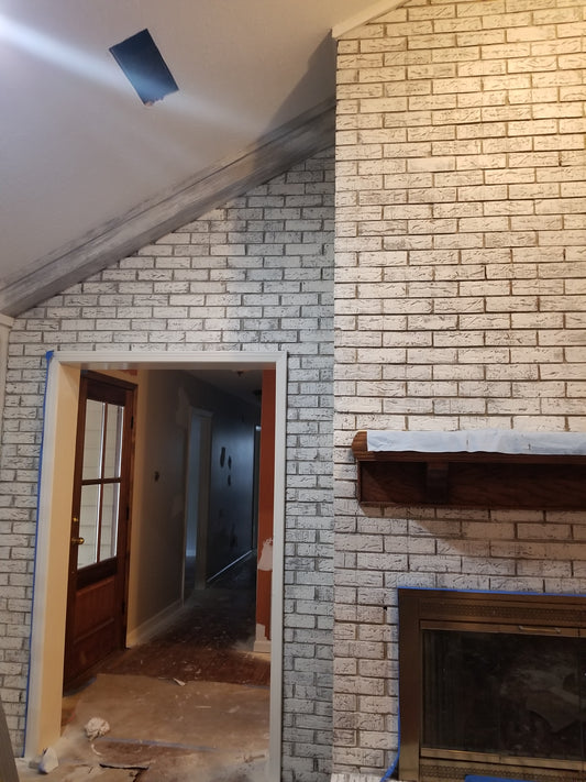 Faux Finished Brick