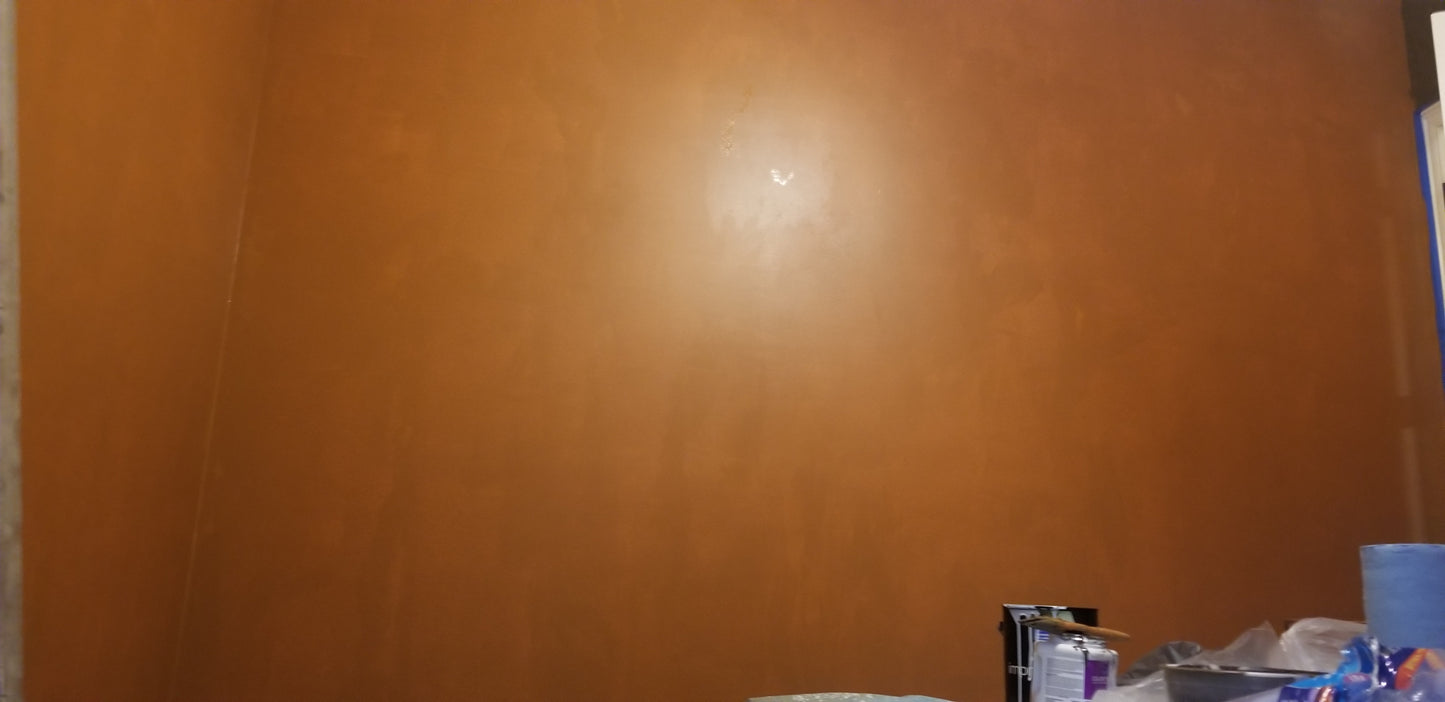 Leather Faux Finish Walls