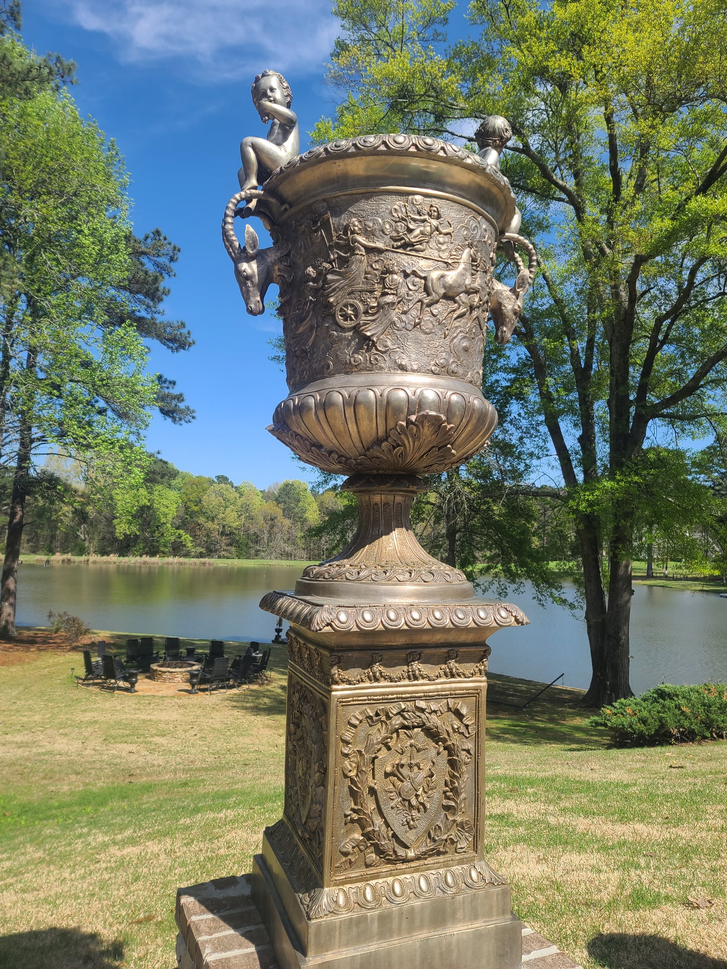 Refinished Trophy Statue